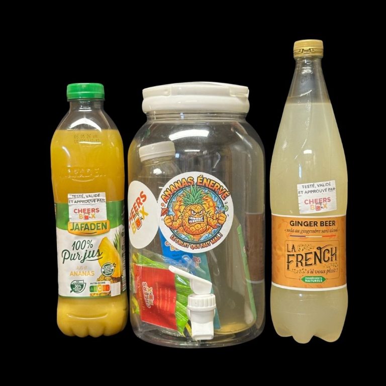 Ananas Énervé - Le Cocktail Rhum Gingembre Cheers Box
