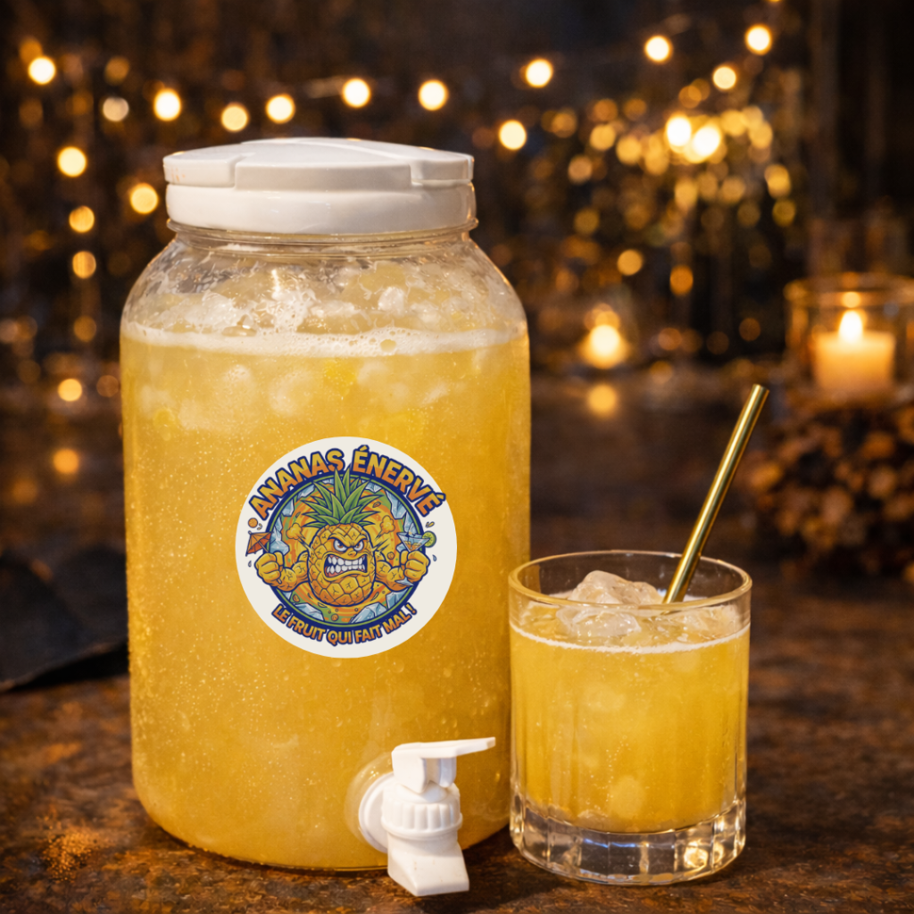 Ananas Énervé - Le Cocktail Rhum Gingembre Cheers Box